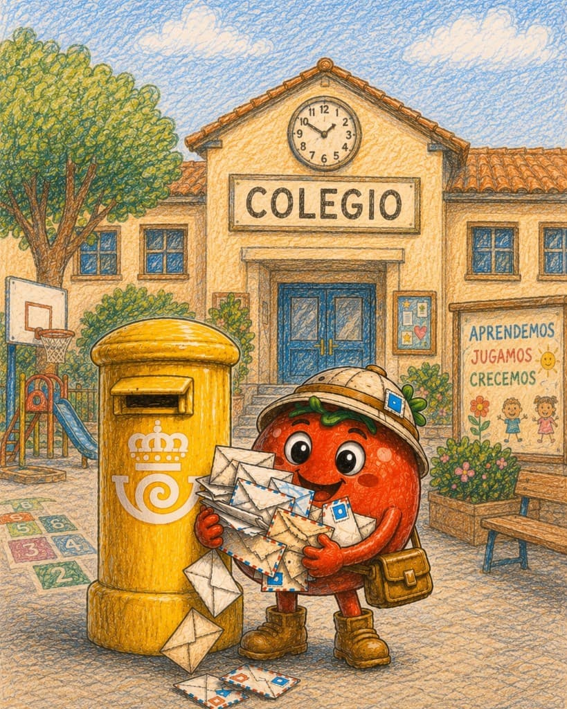 Paco el Tomate en el colegio