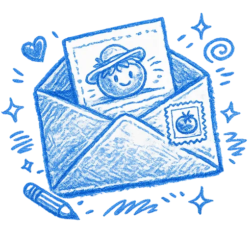 Carta ilustrada de Paco