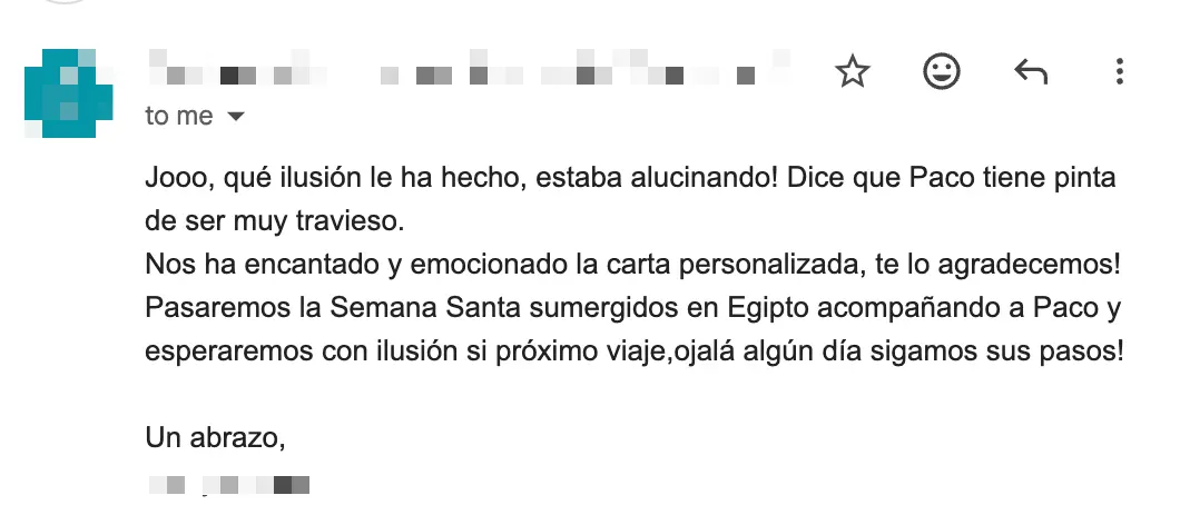 Reseña de Trustpilot